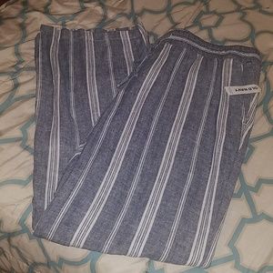 Old Navy linen pants NWT